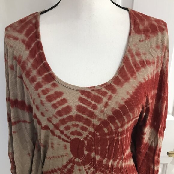 Young Fabulous & Broke Tie Dye Poncho Shirt XS - Picture 2 of 10